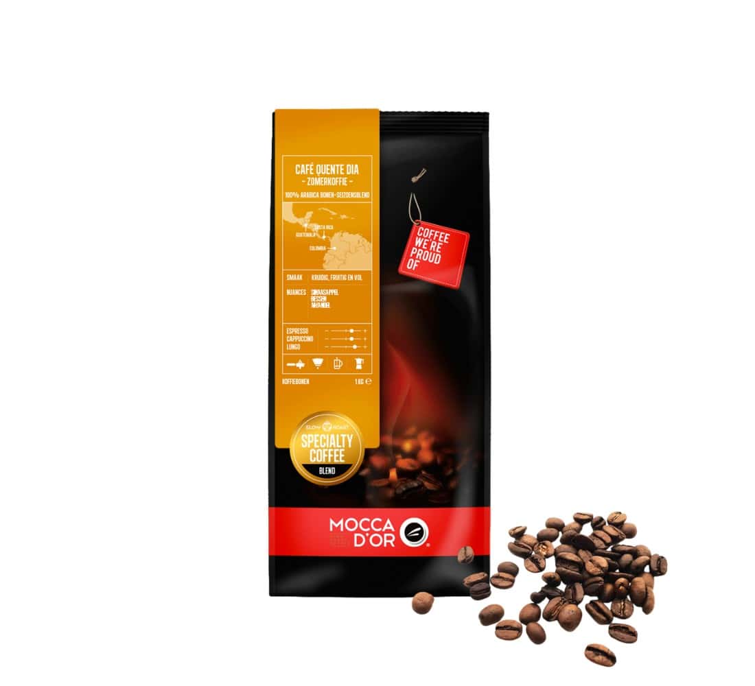 Café Quente Dia zomerkoffie koffiebonen