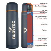 Rubytec Shira vacuüm drinkfles 1 liter - Afbeelding 4