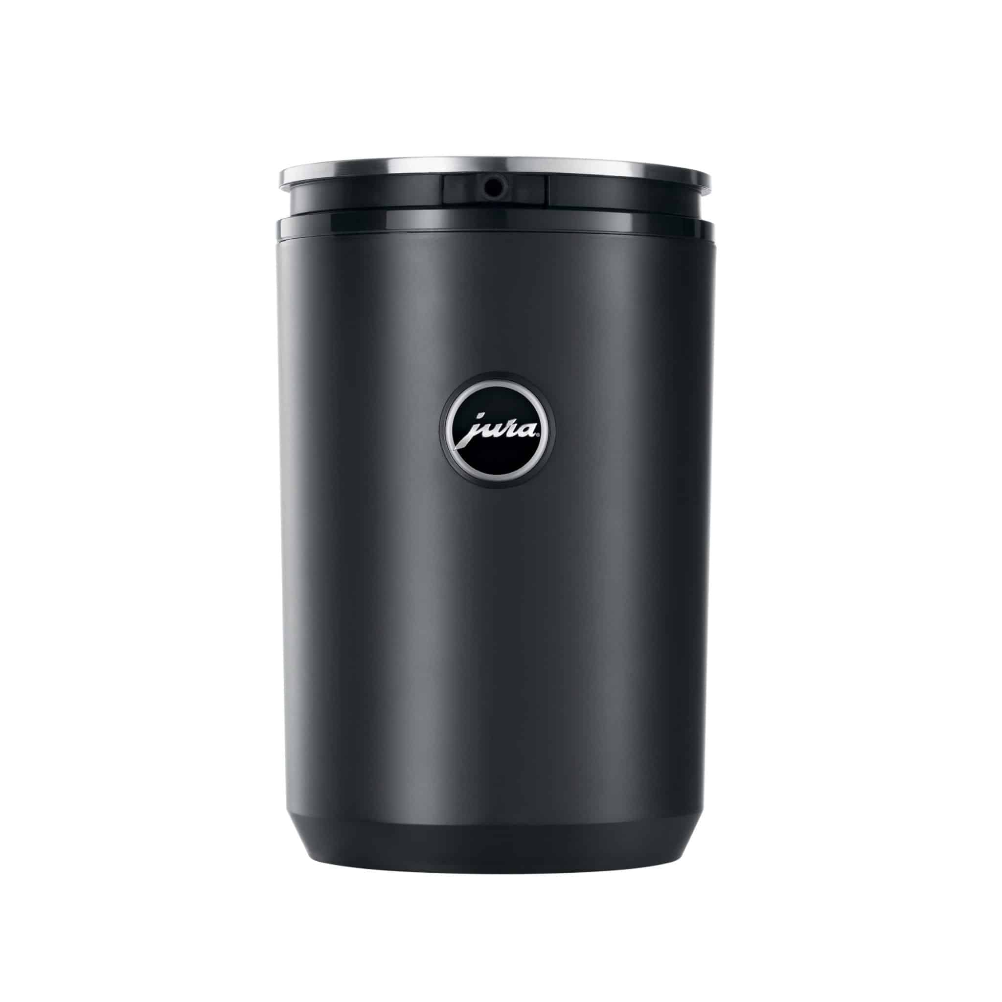 JURA Cool Control 1 liter, zwart, compact en stijlvol, ideaal voor het bewaren van gekoelde melk voor koffieapparaten.