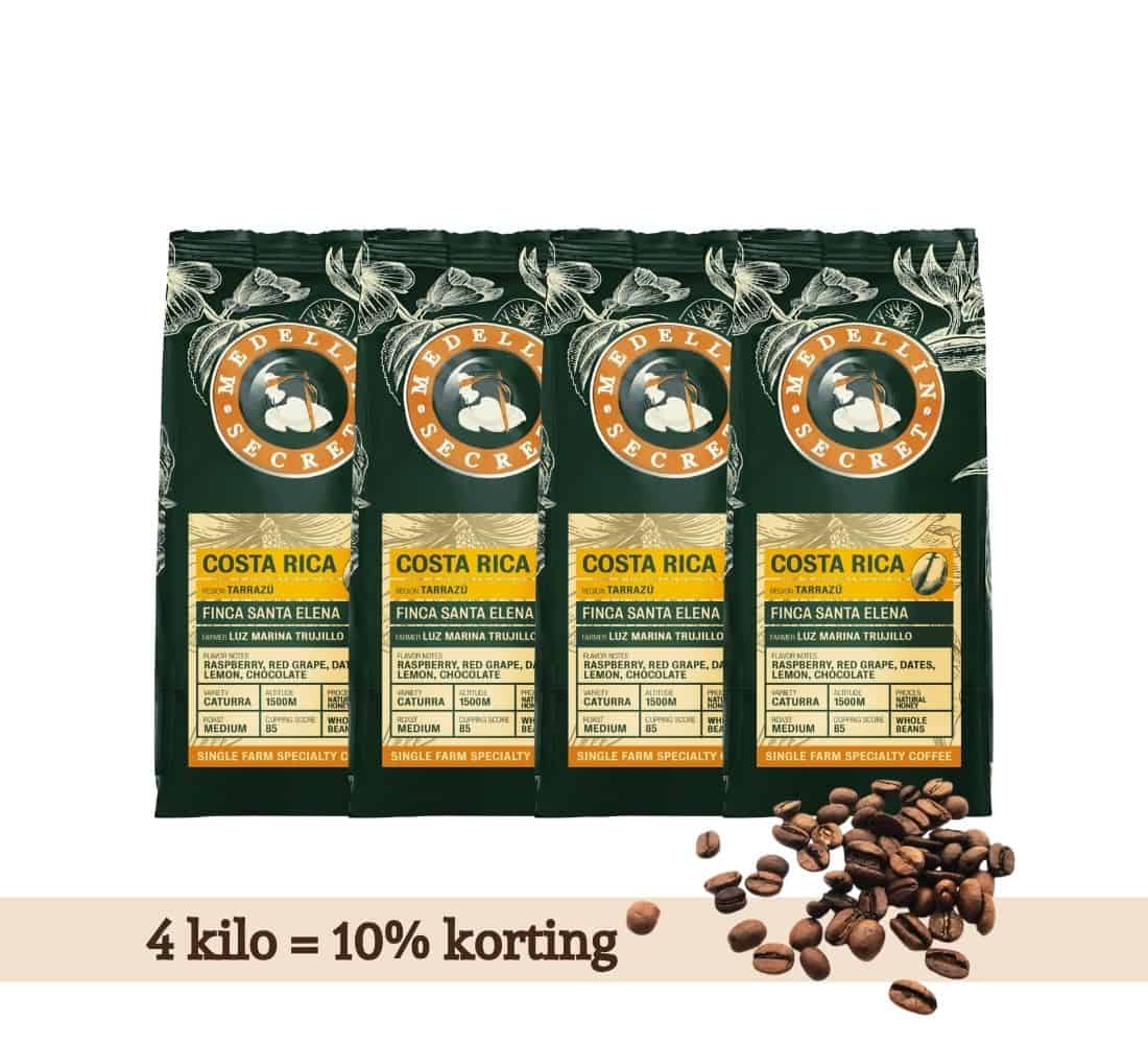 Medellin Secret Santa Helena 4 kg volumevoordeel koffie
