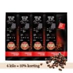 Koffie van het Huis 4 kg volumevoordeel met 10% korting