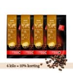 Sensazione Italiaanse espressoblend 4 kg volumevoordeel met 10% korting