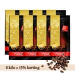 Café Molla Lentekoffie 8 kg volumevoordeel met 15% korting