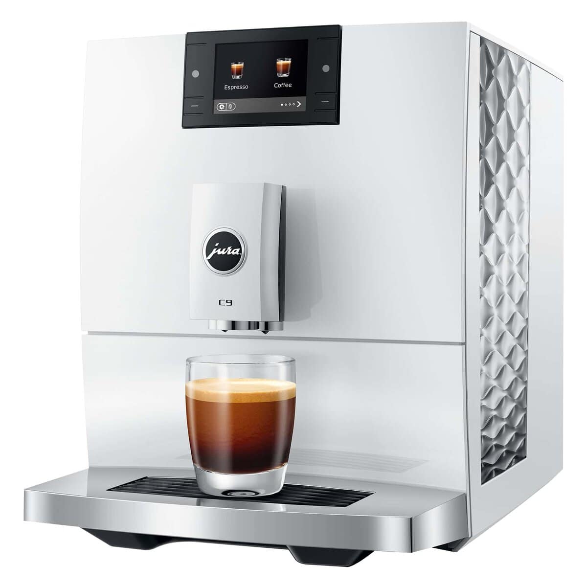 C9 Piano White volautomatische koffiemachine van JURA