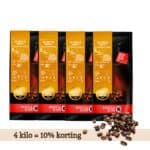 Café Quente Dia Zomerkoffie 4 kg volumevoordeel met 10% korting
