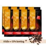 Café Quente Dia Zomerkoffie 8 kg volumevoordeel met 15% korting