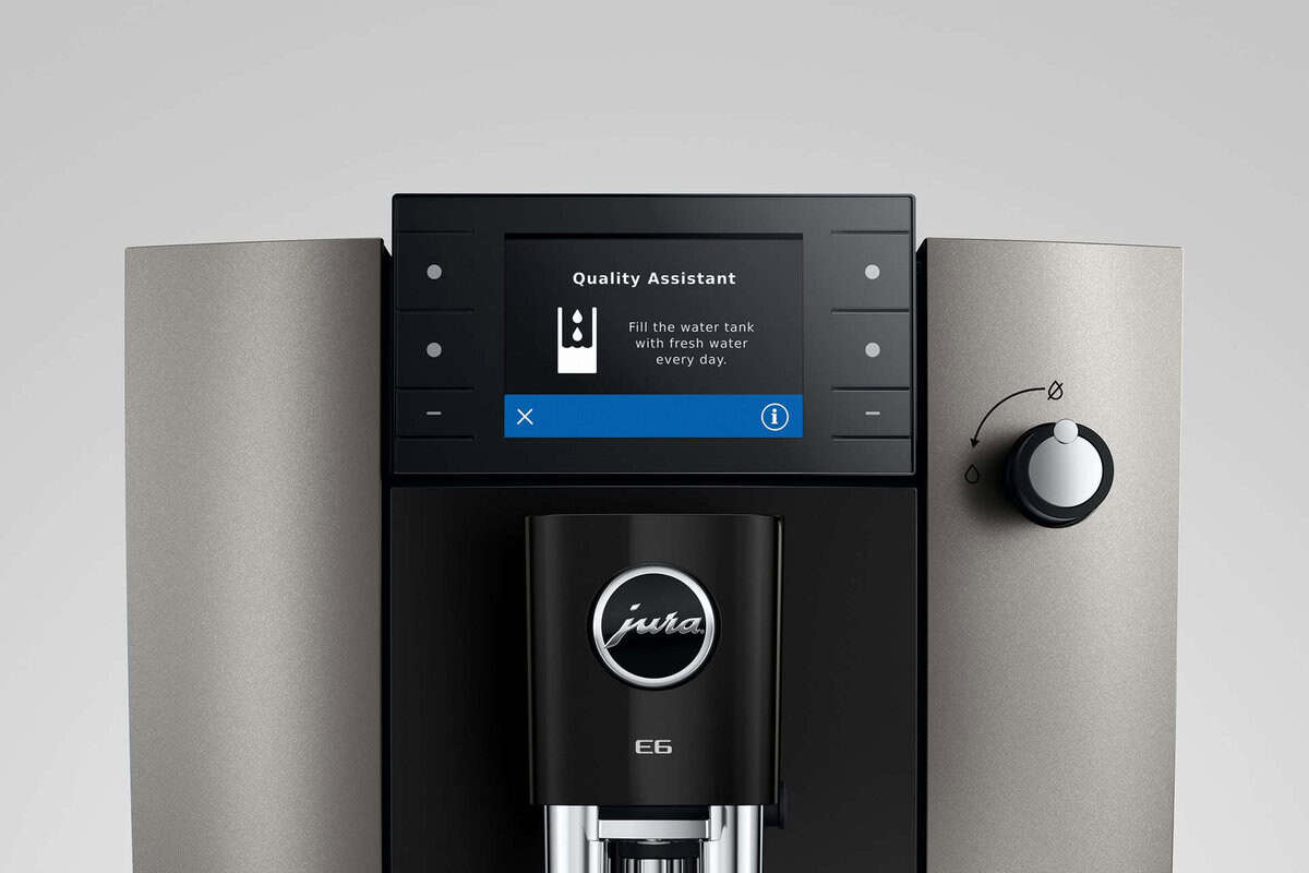 Kleurendisplay van de E6 Dark Inox
