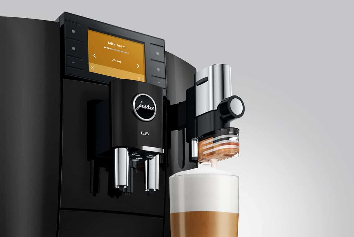 Melkuitloop van de E8 Piano Black