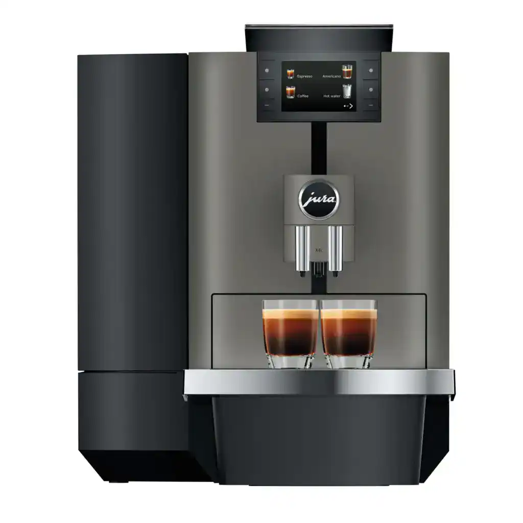 X4c Dark Inox zet twee espresso tegelijk
