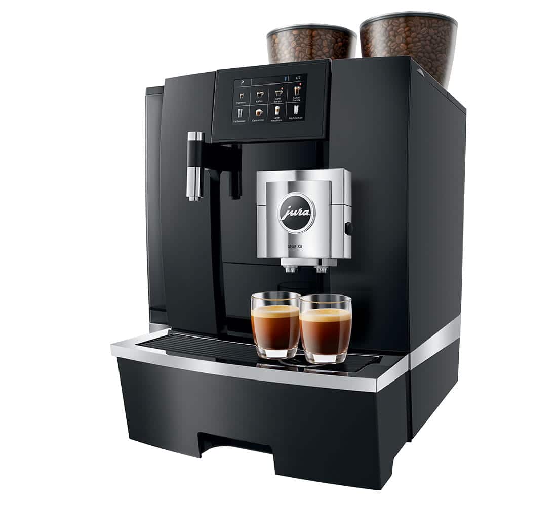 GIGA X8 Aluminium Black professionele horecakoffiemachine van JURA