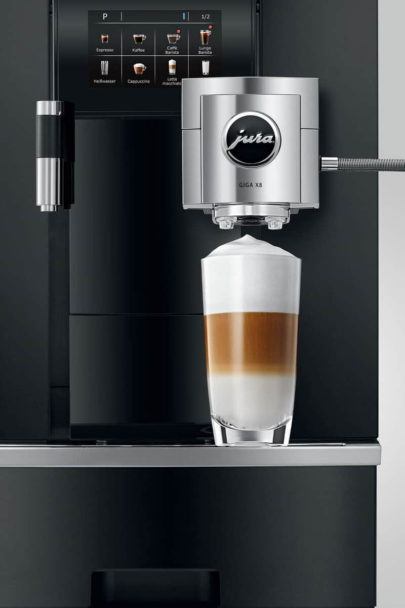 GIGA X8 Aluminium Black horecavolautomaat
