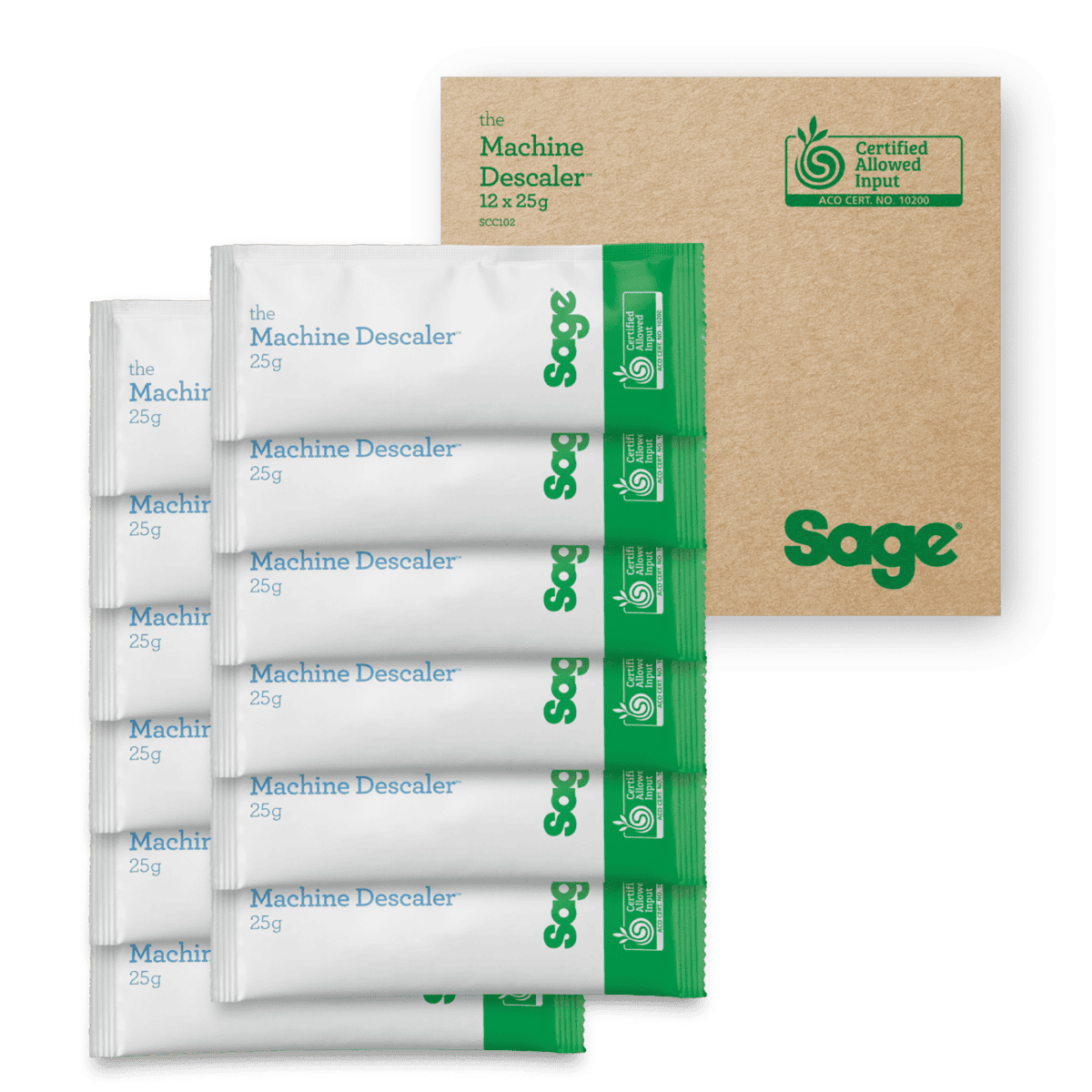 Sage the Machine Descaler 12x25g, ontkalker voor espressomachines