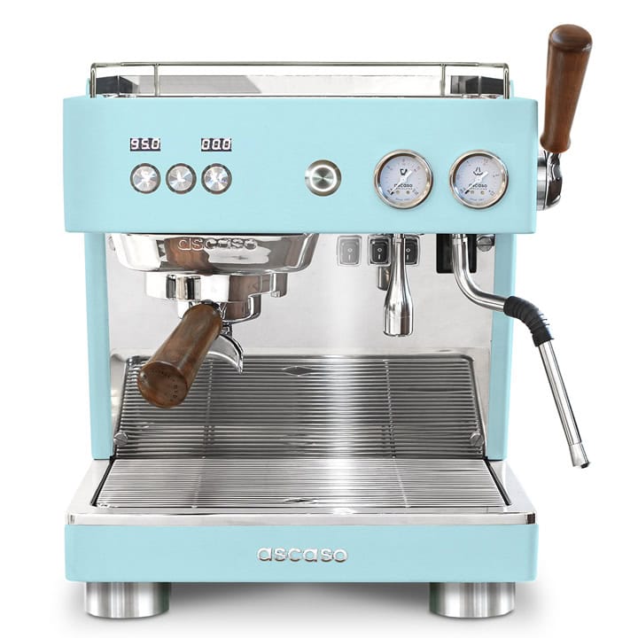 Ascaso Baby T PLUS FLOW espressomachine met Flow Control in lichtblauw