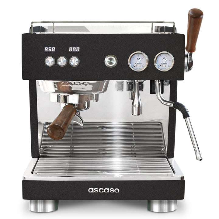 Ascaso Baby T PLUS FLOW espressomachine met Flow Control in zwart
