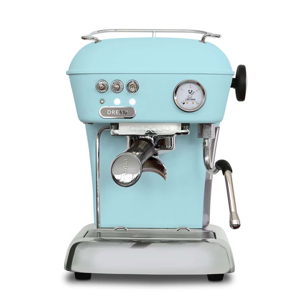 Ascaso Dream ONE espressomachine in lichtblauw