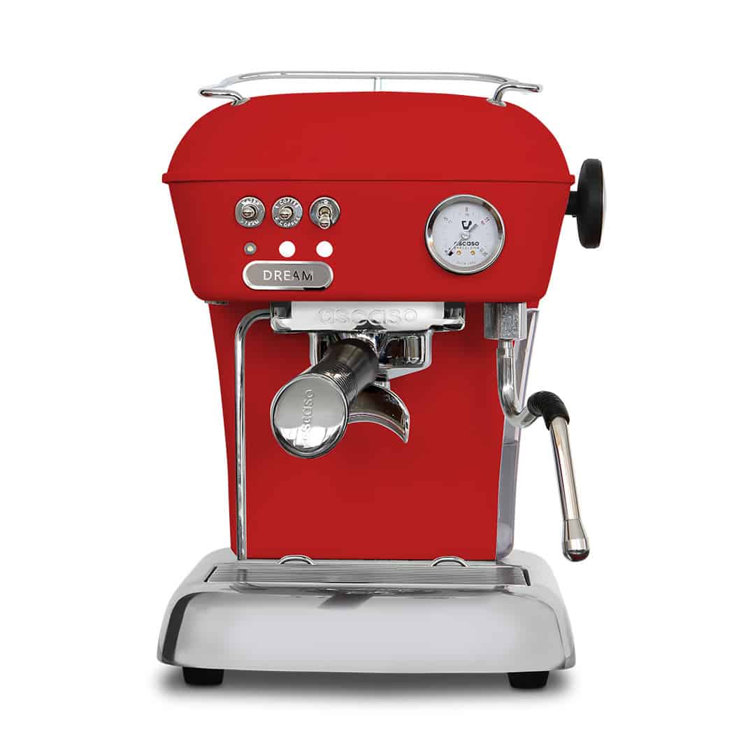Ascaso Dream ONE espressomachine in rood