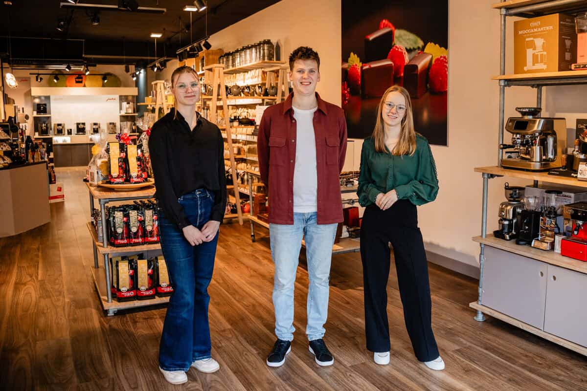Team van Taste & Tools in de winkel in Zeist