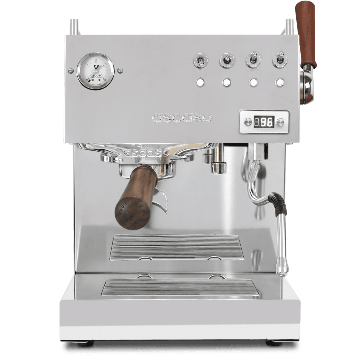 Ascaso Steel Duo PLUS espressomachine in roestvrij staal