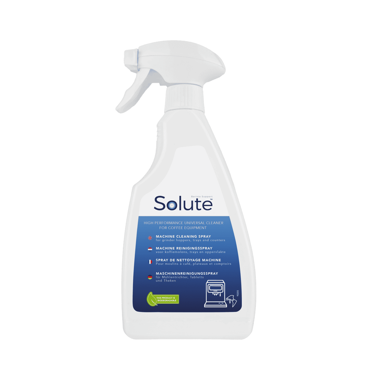 Solute machine reinigingsspray 500 ml voor koffiemachines