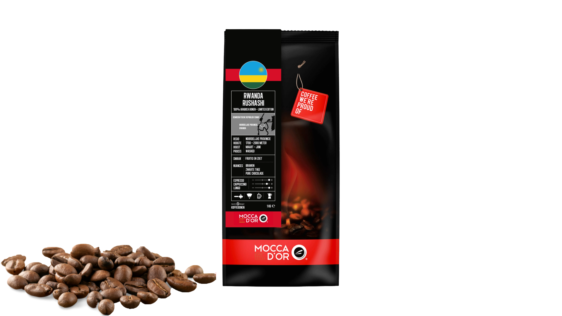 Rwanda Rushashi limited edition koffie van Mocca d'Or