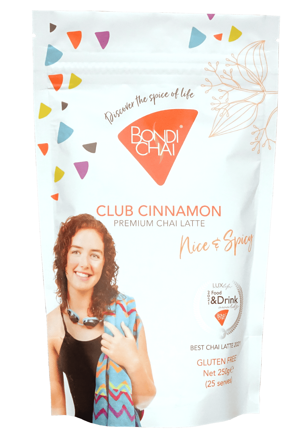 Bondi Chai Club Cinnamon 250 gram chai latte met kaneel en gember