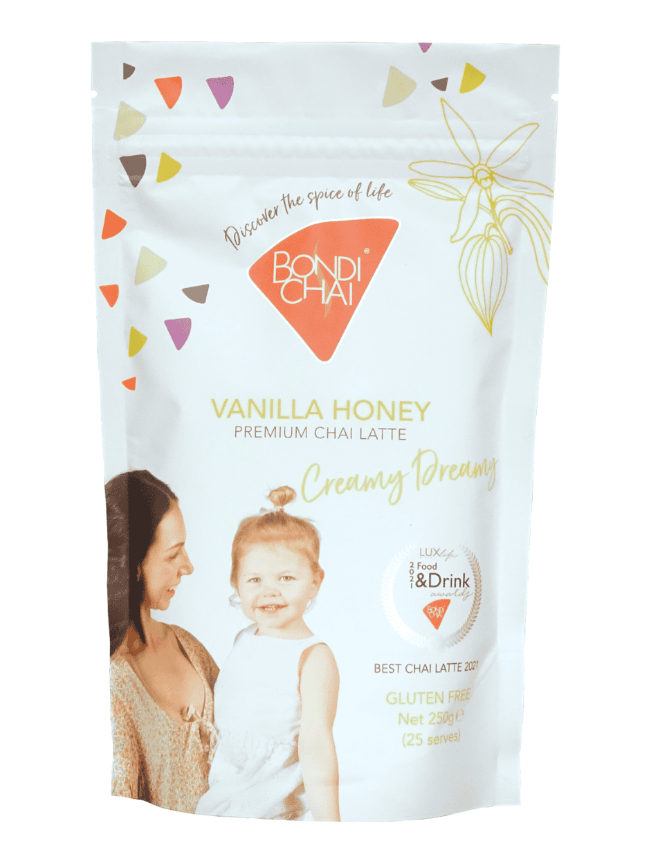 Bondi Chai Vanilla Honey 250 gram chai latte poeder