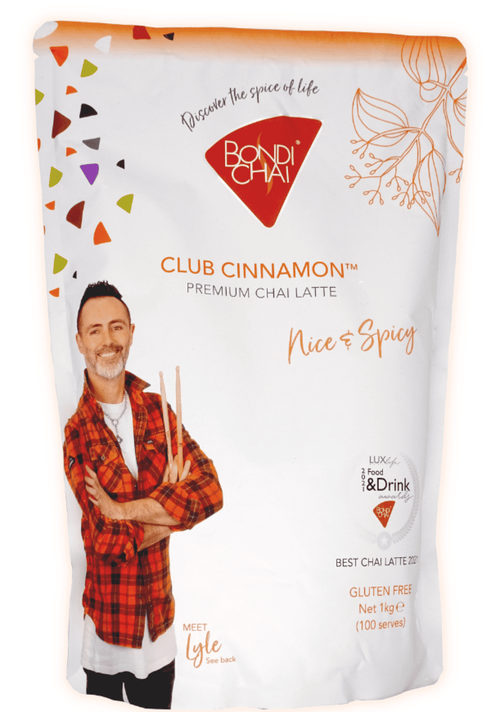 Bondi Chai Club Cinnamon 1 kilo chai latte grootverpakking