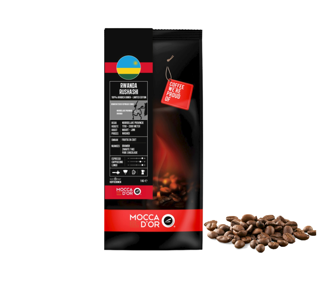 Rwanda Rushashi single origin koffiebonen uit Rwanda