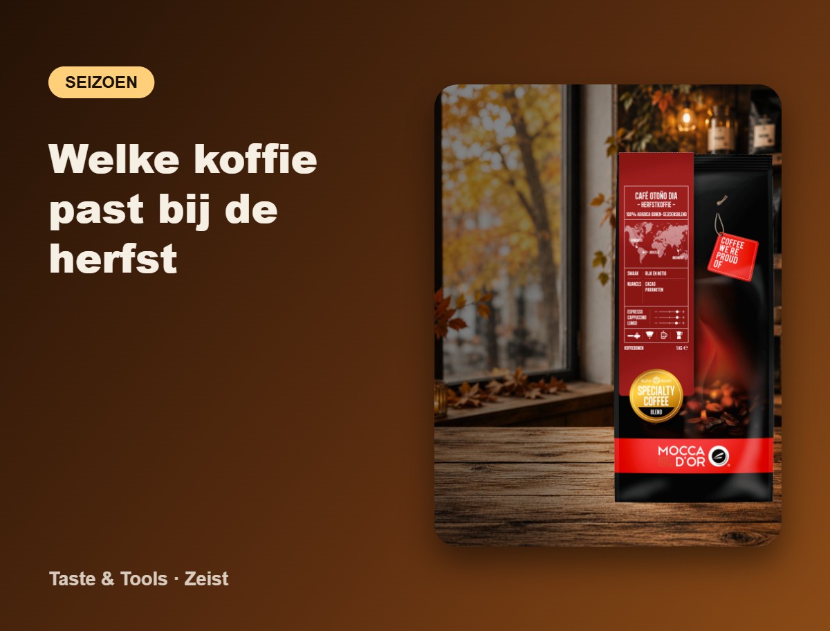 Welke koffie past bij de herfst