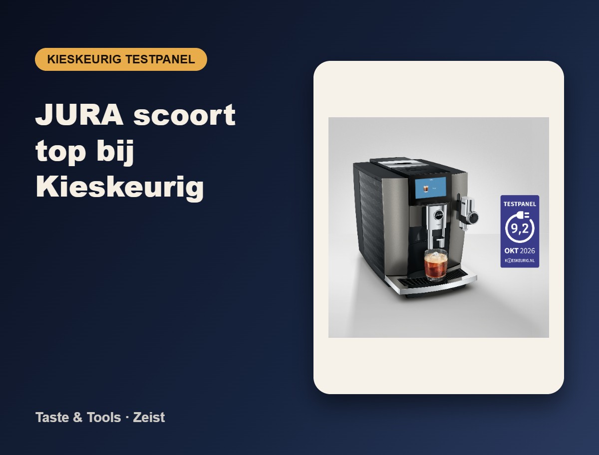 JURA scoort top bij Kieskeurig