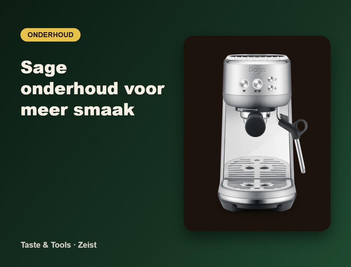 Sage onderhoud voor meer smaak